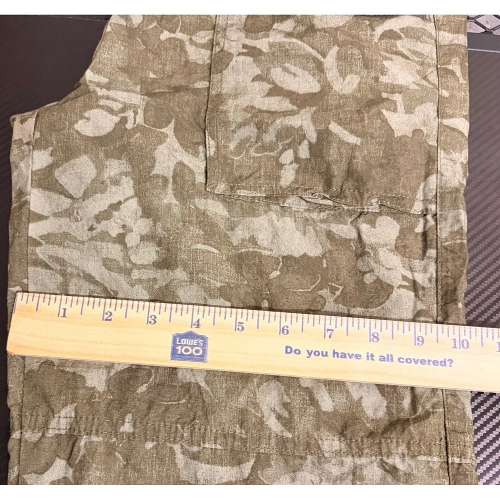 Gap Kids Green Camo Woven Parachute Pants Cargo Joggers Size L 10